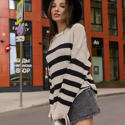 JERSEY A RAYAS OVERSIZE - AERELIS