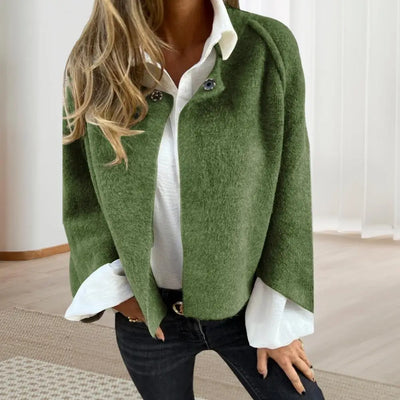 CHAQUETA DE INVIERNO ELEGANTE CUELLO REDONDO - AERELIS
