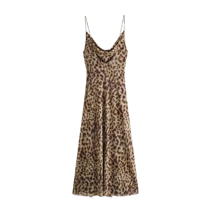 VESTIDO DE LEOPARDO - AERELIS