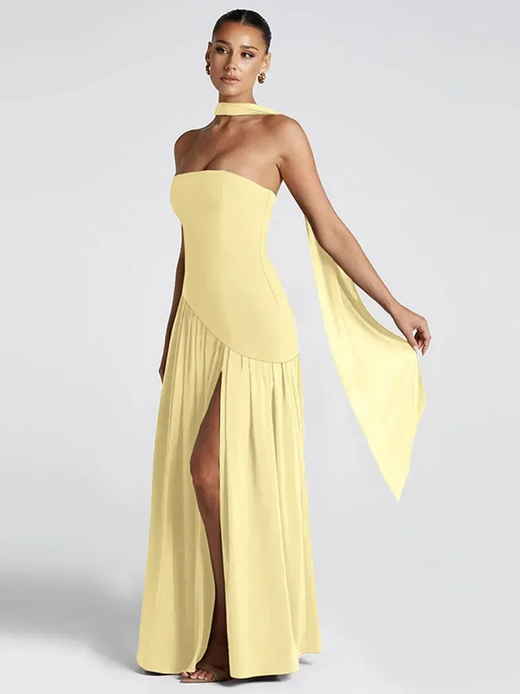 VESTIDO LARGO ELEGANTE – AERELIS