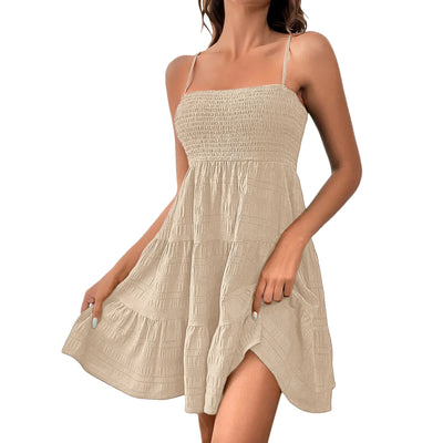 VESTIDO CORTO DE TIRANTES - AERELIS