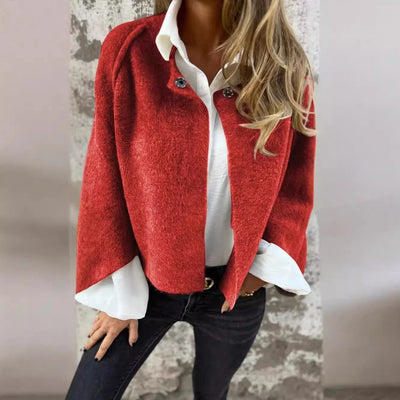 CHAQUETA DE INVIERNO ELEGANTE CUELLO REDONDO - AERELIS