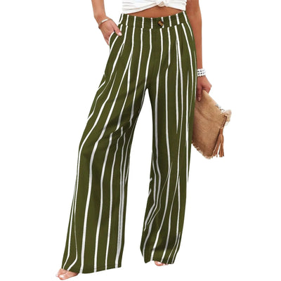PANTALONES CINTURA ALTA, PIERNA ANCHA Y ESTILO RELAJADO - AERELIS
