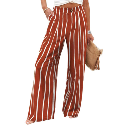 PANTALONES CINTURA ALTA, PIERNA ANCHA Y ESTILO RELAJADO - AERELIS