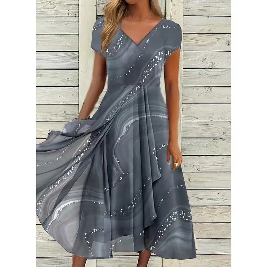 VESTIDO DE GASA - AERELIS