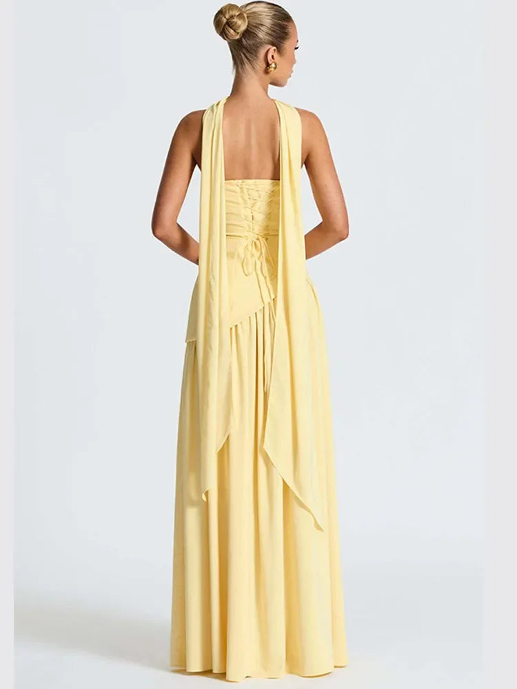 VESTIDO LARGO ELEGANTE – AERELIS