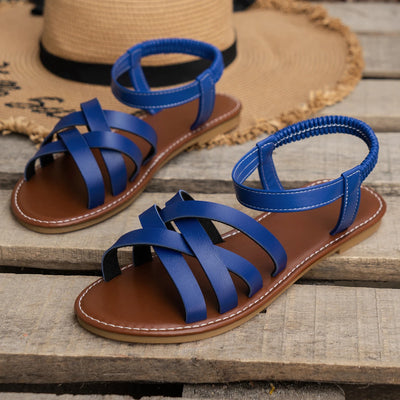 SANDALIAS PLANAS DE CUERO - AERELIS