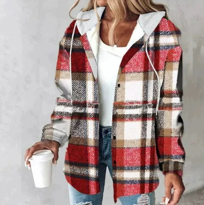 CHAQUETA DE CUADROS ELEGANTE - AERELIS