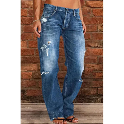 PANTALONES VAQUEROS RASGADOS - AERELIS