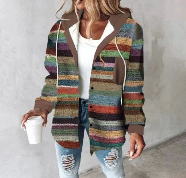 CHAQUETA DE CUADROS ELEGANTE - AERELIS