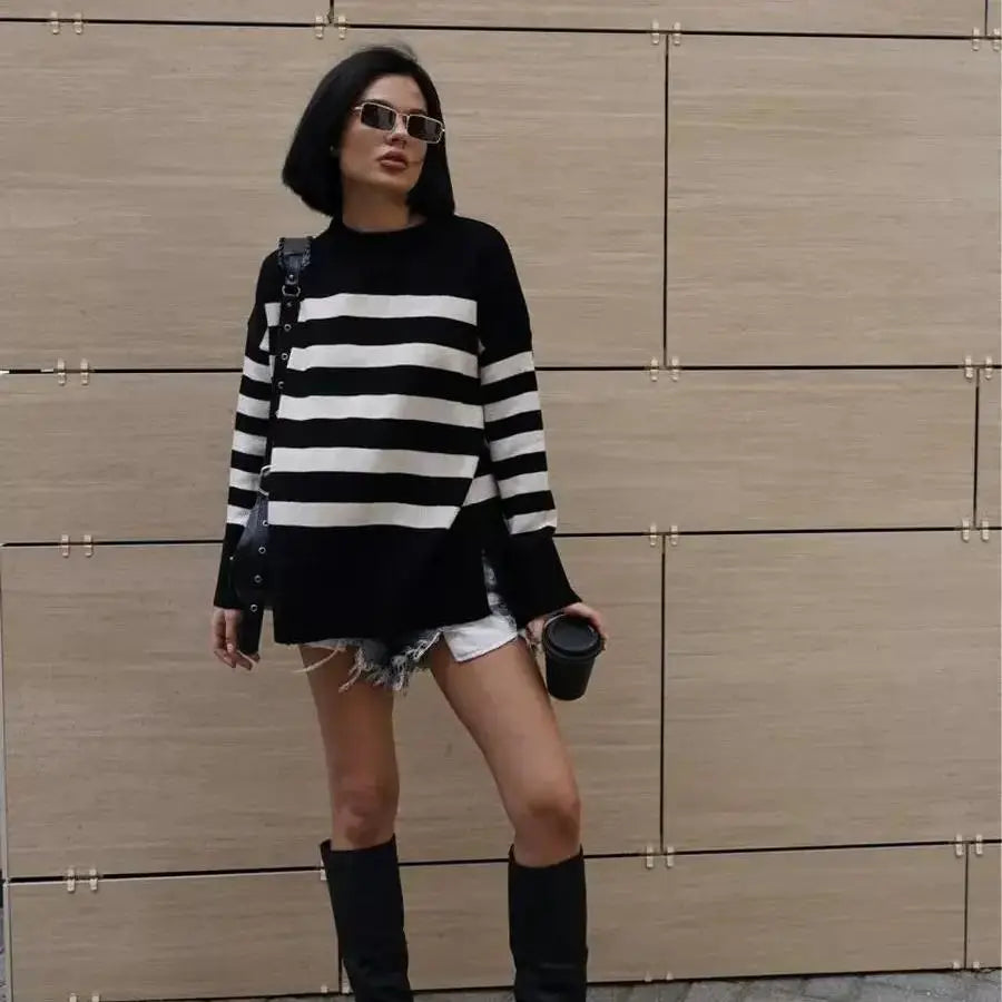 JERSEY A RAYAS OVERSIZE - AERELIS