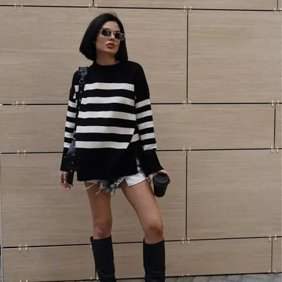 JERSEY A RAYAS OVERSIZE - AERELIS