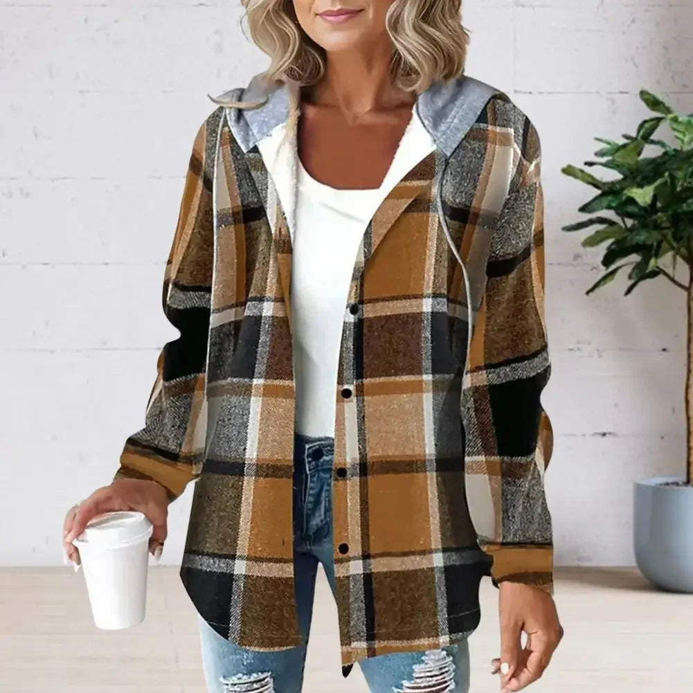CHAQUETA DE CUADROS ELEGANTE - AERELIS