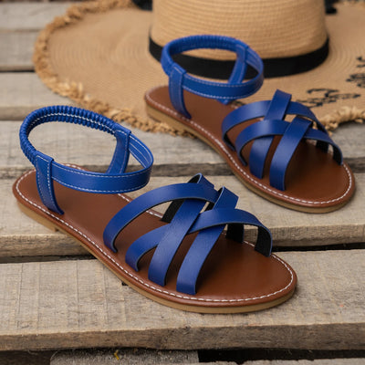 SANDALIAS PLANAS DE CUERO - AERELIS