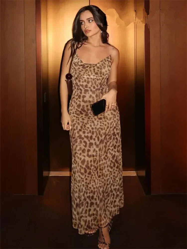 VESTIDO DE LEOPARDO - AERELIS
