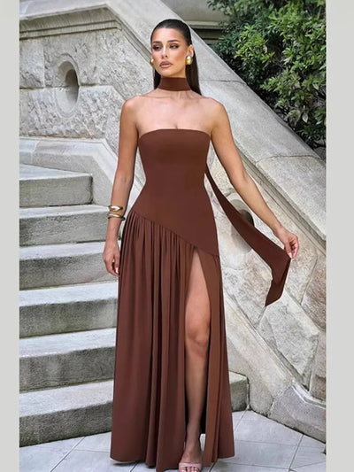VESTIDO LARGO ELEGANTE – AERELIS