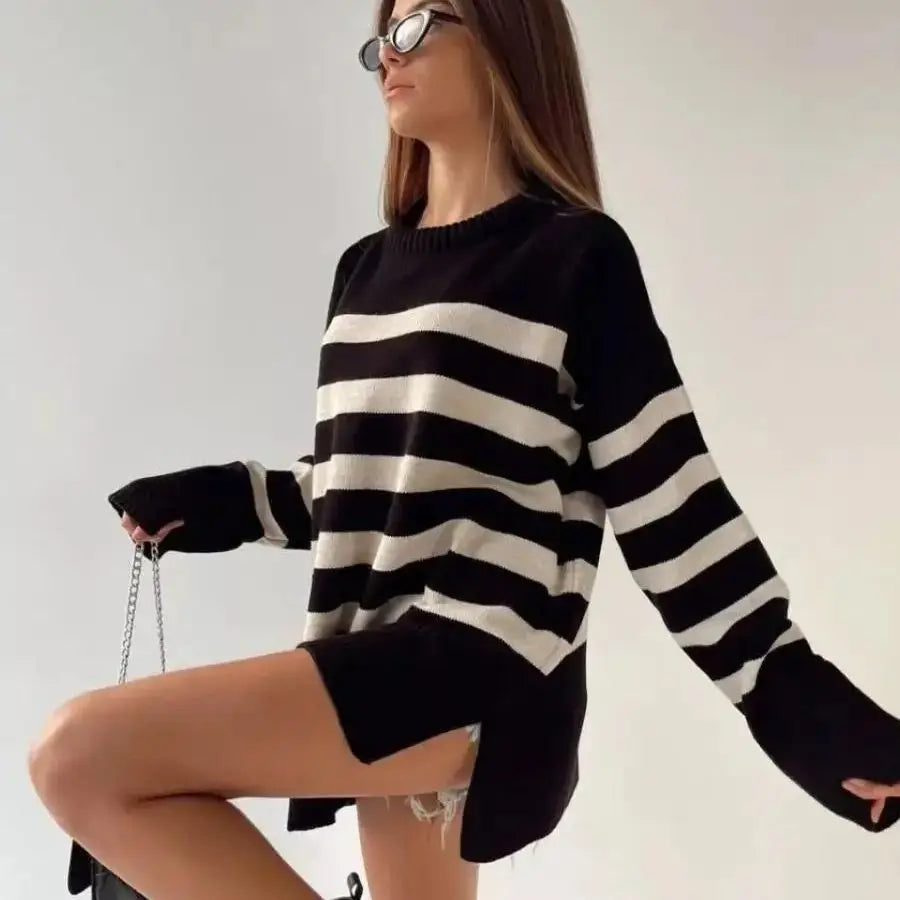 JERSEY A RAYAS OVERSIZE - AERELIS