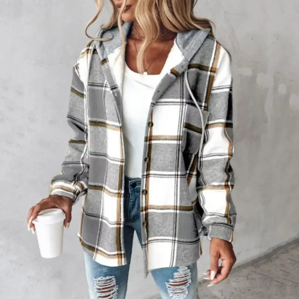CHAQUETA DE CUADROS ELEGANTE - AERELIS